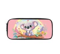 Yexignaon Trousse à crayons pour filles - Pour l'école - Boîte de rangement avec fermeture éclair, koala, Organiseur de sac