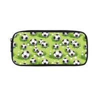 Yexignaon Trousse à crayons pour garçons âgés de 6, 8, 10, 12 ans - Boîte de rangement avec couvercles - Légère - Pour l'école, Football 7, Organiseur de sac