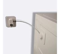 YEYA Lot de 4 ancrages muraux anti-basculement pour meubles sans perçage Blanc