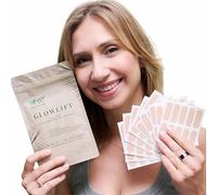 YEYE Made in Nature GlowLift Face Tape - Lot de 100 rubans faciaux de levage prêts à l'emploi, rubans cosmétiques pour rides, visage ovale, front, joues et ligne de mandibule
