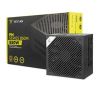 Yeyian Alimentation PM 850W - 80 Plus Gold, ATX 3.1, Modulaire, PCIe 5.1, Ventilateur Silencieux 135 mm, Compatible avec Les GPU de Dernière Génération