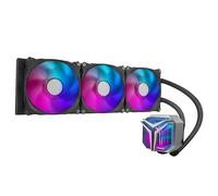 Yeyian Avance Infinity 360 AIO Refroidissement liquide 360 mm pour CPU avec 3 ventilateurs 120 mm, silencieux et haute performance pour PC