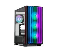 Yeyian Boîte de Jeu Mirage X PC | Tour complète | Châssis 1,0 mm | Alimentations ATX 2, 3 | Panneau latéral en Verre trempé | Refroidisseur de processeur jusqu'à 180 mm | GPU jusqu'à 420 mm