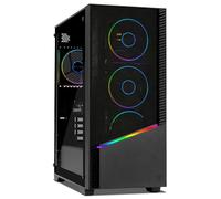 YEYIAN PC Gamer Elara Z5 Copilot Esports AMD Ryzen 5 9600X 6 cœurs à 5,4 GHz | NVIDIA GeForce RTX 5060 8 Go GDDR7 | 32 Go DDR5 6000 MHz | 1 To SSD M.2 NVMe Gen4 | LAN, WiFi, Bluetooth | Windows 11 Pro