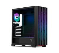 YEYIAN Phoenix Gamer Boîtier PC | Tour Médian | ATX, M-ATX, ITX | Panneau Avant Adressable | Panneau Latéral Maille de Fer | 4 Ventilateurs ARGB PWM | 3 Avant 1 Arrière 120mm | CPU 170mm | GPU 400mm