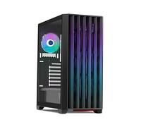 YEYIAN Phoenix Gamer Boîtier PC | Tour Médian | ATX, M-ATX, ITX | Panneau Avant Adressable | Panneau Latéral Verre Trempé | 4 Ventilateurs ARGB PWM | 3 Avant 1 Arrière 120mm | CPU 170mm | GPU 400mm