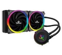 Yeyian Système de refroidissement liquide VATN, radiateur éclairage RVB, ventilateur silencieux haute performance 25-32 dBA, compatible Intel/AMD (240mm)