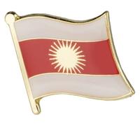 Yézidis Yézidis Yézidisme Yézidi, Yézidi, Kurdistan, Moyen-Orient, Syrie, Irak, Broche en émail 1,7 cm, 0.66 Inches, Émail, émail