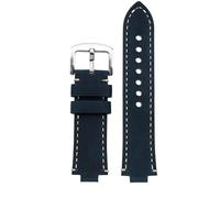 yeziu Bracelet de montre à bouche convexe pour montres de plongée ORIS AQUIS 733 7730 7740 pour hommes(Blues,24mm-12mm)