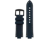 yeziu Bracelet de montre à bouche convexe pour montres de plongée ORIS AQUIS 733 7730 7740 pour hommes(Blueb,24mm-12mm)