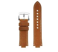 yeziu Bracelet de montre à bouche convexe pour montres de plongée ORIS AQUIS 733 7730 7740 pour hommes(Browns,24mm-12mm)