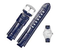 yeziu Bracelet de montre à extrémités convexes pour bracelet de montre en silicone spécifique Maurice Lacroix AIKON AI6058 6158 6008 6007(Bluew)