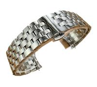 yeziu Bracelet de montre en acier pour Tissot Carson 1853 T122 T122410A T122407A, accessoires pour hommes(Silver,20mm-Quartz)