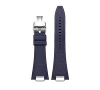 yeziu Bracelet de montre en caoutchouc fluoré FKM pour Tissot PRX T137.407 T137.410 Bracelet de montre pour homme(Bluef)