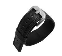 yeziu Bracelet de montre en cuir de vache pour Dietrich Riftag RGA90S7, accessoire de marque suisse tendance, chaîne de montre 24 mm(Blacks)