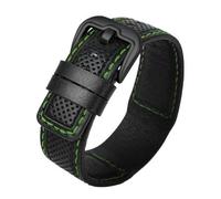 yeziu Bracelet de montre en cuir de vachette pour montre Dietrich 24 mm(Blackgb)