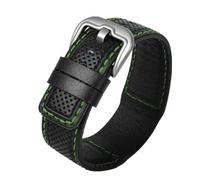 yeziu Bracelet de montre en cuir de vachette pour montre Dietrich 24 mm(Blackgs)
