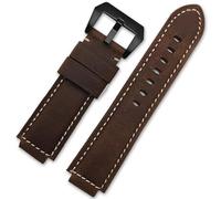 yeziu Bracelet de montre en cuir et nylon pour homme Timex Tide Compass T2n720, T2n721 et T2n739(Brown-Black-K11)
