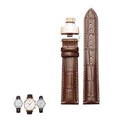 yeziu Bracelet de montre en cuir pour homme et femme Tissot 1853 Le Locle Seastar Gentleman Ballade(Browns2,23mm)