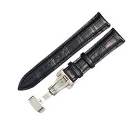 yeziu Bracelet de montre en cuir pour montre Hamilton Khaki Jazz Eternal(Blacks1,19mm)