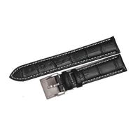 yeziu Bracelet de montre en cuir pour montre Hamilton Khaki Jazz Eternal(Blackws2,22mm)