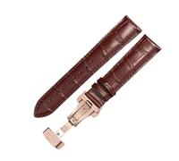 yeziu Bracelet de montre en cuir pour montre Hamilton Khaki Jazz Eternal(Brownr1,19mm)