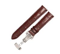 yeziu Bracelet de montre en cuir pour montre Hamilton Khaki Jazz Eternal(Browns1,19mm)