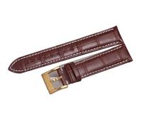 yeziu Bracelet de montre en cuir pour montre Hamilton Khaki Jazz Eternal(Brownwg2,21mm)