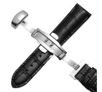 yeziu Bracelet de montre en cuir pour Tissot 1853 Le Locle T41 Gentleman Seastar Carson Heritage(Blacks1,19mm)