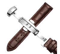 yeziu Bracelet de montre en cuir pour Tissot 1853 Le Locle T41 Gentleman Seastar Carson Heritage(Browns1,18mm)