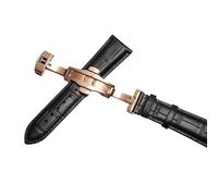 yeziu Bracelet de montre en cuir pour Tissot Le Locle 1853, Gentleman Couturier Ballade(Blackp,21mm)