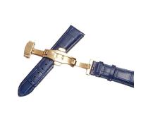 yeziu Bracelet de montre en cuir pour Tissot Le Locle 1853, Gentleman Couturier Ballade(Blueg,19mm)