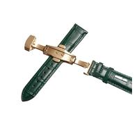 yeziu Bracelet de montre en cuir pour Tissot Le Locle 1853, Gentleman Couturier Ballade(Greeng,19mm)