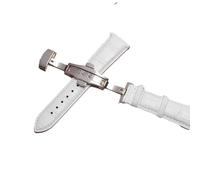 yeziu Bracelet de montre en cuir pour Tissot Le Locle 1853, Gentleman Couturier Ballade(Whites,20mm)