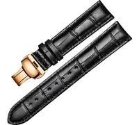 yeziu Bracelet de montre en cuir pour Tissot Le Locle Ballade Gentleman Carson(Blackp2,21mm)