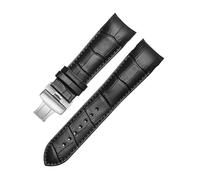 yeziu Bracelet de montre en cuir pour Tissot T035 Couturier 1853 T035627/T035617/T035407/T035410A(Blacks,24mm)