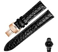 yeziu Bracelet de montre en cuir tendance pour Tissot 1853 Le Locle Ballade Carson PR 100(Blackp2,22mm)