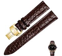yeziu Bracelet de montre en cuir tendance pour Tissot 1853 Le Locle Ballade Carson PR 100(Browng2,18mm)