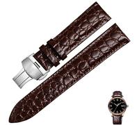 yeziu Bracelet de montre en cuir tendance pour Tissot 1853 Le Locle Ballade Carson PR 100(Browns2,18mm)