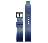 yeziu Bracelet de montre en silicone pour Tissot 1853 Le Locle Seastar Couturier Carson Quickster Quickforce. Bracelet de montre en caoutchouc pour homme.(Blueb,18mm)