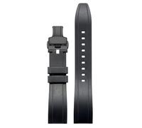 yeziu Bracelet de montre en silicone pour Tissot 1853 Le Locle Seastar Couturier Carson Quickster Quickforce. Bracelet de montre en caoutchouc pour homme.(Blackbf,22mm)