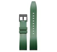 yeziu Bracelet de montre en silicone pour Tissot 1853 Le Locle Seastar Couturier Carson Quickster Quickforce. Bracelet de montre en caoutchouc pour homme.(Greenb,22mm)