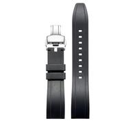 yeziu Bracelet de montre en silicone pour Tissot 1853 Le Locle Seastar Couturier Carson Quickster Quickforce. Bracelet de montre en caoutchouc pour homme.(Blacksf,18mm)