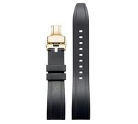 yeziu Bracelet de montre en silicone pour Tissot 1853 Le Locle Seastar Couturier Carson Quickster Quickforce. Bracelet de montre en caoutchouc pour homme.(Blackgf,20mm)