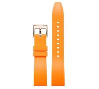 yeziu Bracelet de montre en silicone pour Tissot 1853 Le Locle Seastar Couturier Carson Quickster Quickforce. Bracelet de montre en caoutchouc pour homme.(Oranger,20mm)