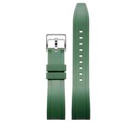 yeziu Bracelet de montre en silicone pour Tissot 1853 Le Locle Seastar Couturier Carson Quickster Quickforce. Bracelet de montre en caoutchouc pour homme.(Greens,18mm)