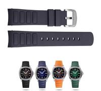 yeziu Bracelet de montre étanche en caoutchouc pour Mido Multifort TV M049.526 M049, bracelet en silicone à interface incurvée(Coal Black)