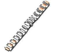 yeziu Bracelet De Montre Pour Cartier Ballon Bleu En Acier Inoxydable Massif Avec Extrémité Convexe(Silverr2,8-16mm)