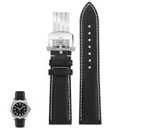 yeziu Bracelet de montre pour chronographe Breitling Avenger Night Mission B01(Blacks1 white)