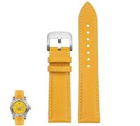 yeziu Bracelet de montre pour chronographe Breitling Avenger Night Mission B01(Yellows)